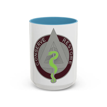 US Area Dental Laboratory Walter Reed Medical Center (U.S. Army) Accent Coffee Mug 15oz Light Blue - Go Mug Yourself