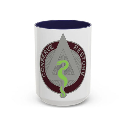 US Area Dental Laboratory Walter Reed Medical Center (U.S. Army) Accent Coffee Mug 15oz Navy - Go Mug Yourself