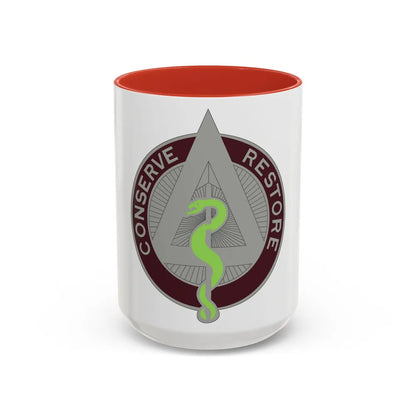 US Area Dental Laboratory Walter Reed Medical Center (U.S. Army) Accent Coffee Mug 15oz Red - Go Mug Yourself