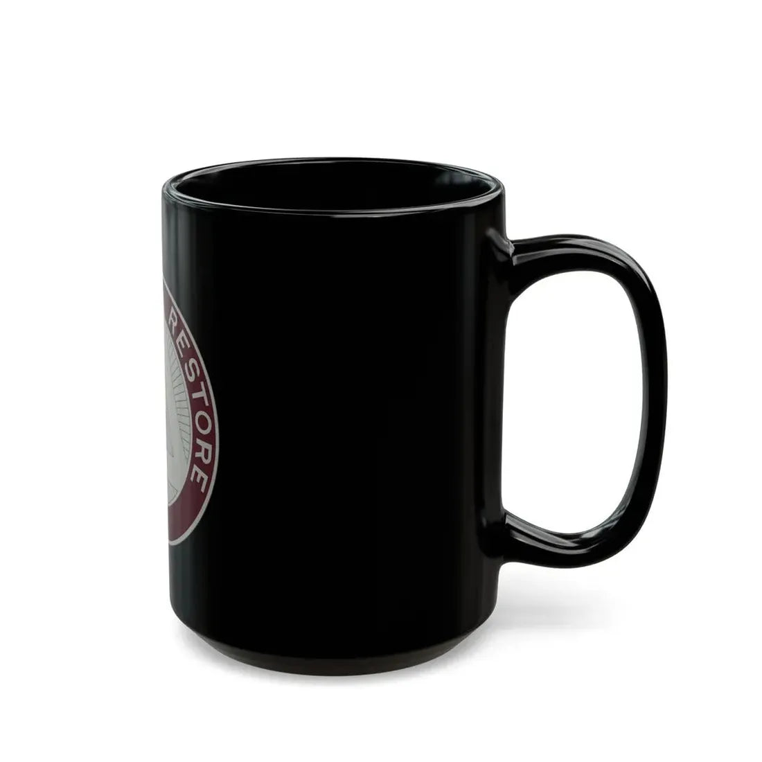 US Area Dental Laboratory Walter Reed Medical Center (U.S. Army) Black Coffee Mug - Go Mug Yourself