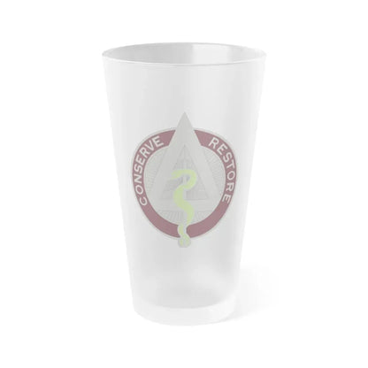 US Area Dental Laboratory Walter Reed Medical Center (U.S. Army) Frosted Pint Glass 16oz Default Title - Go Mug Yourself