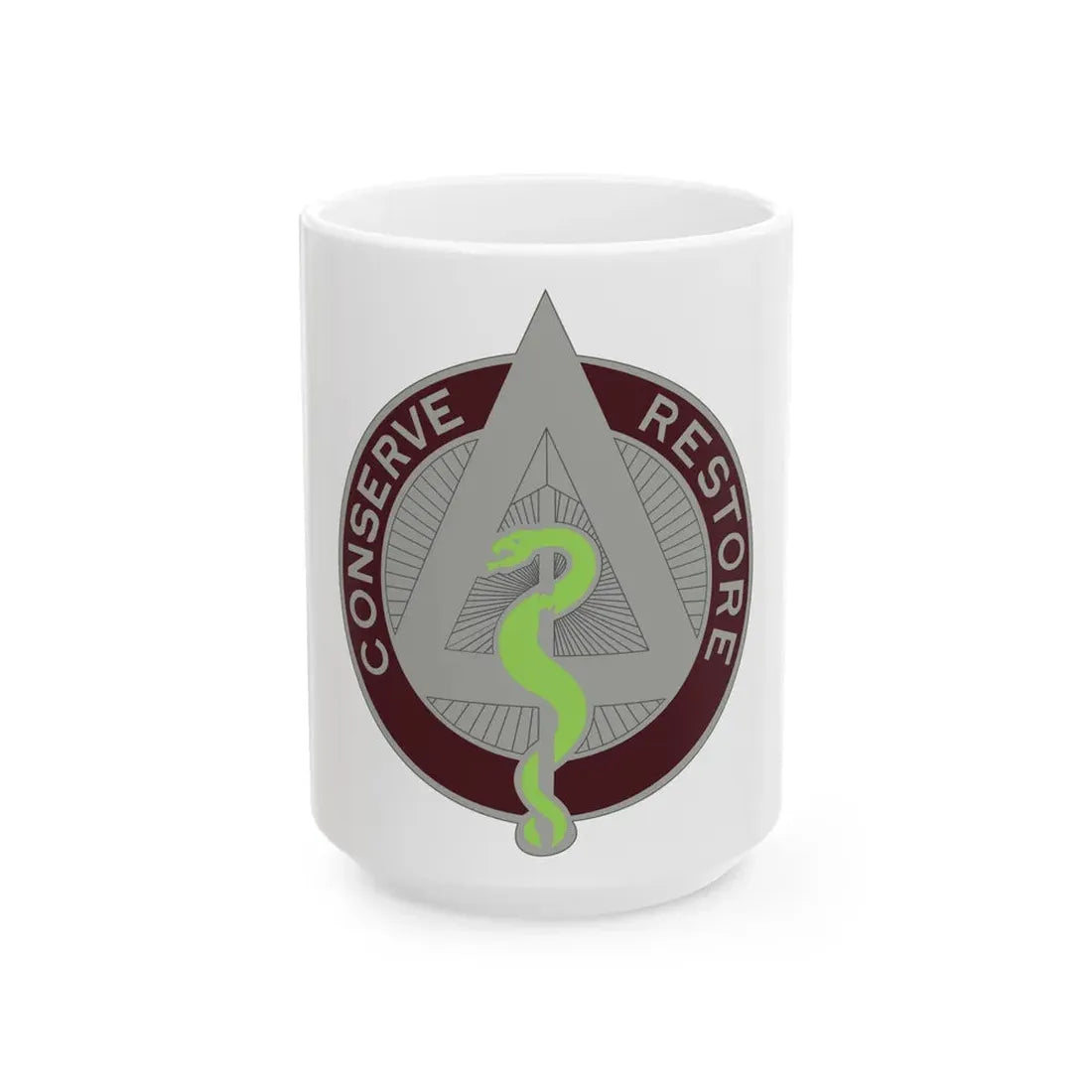 US Area Dental Laboratory Walter Reed Medical Center (U.S. Army) White Coffee Mug 15oz - Go Mug Yourself