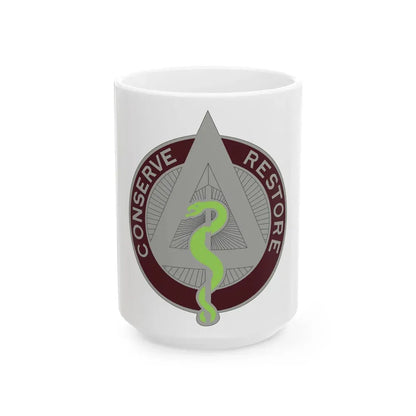 US Area Dental Laboratory Walter Reed Medical Center (U.S. Army) White Coffee Mug 15oz - Go Mug Yourself
