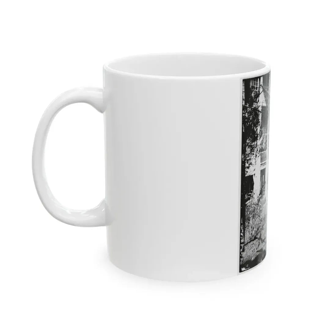 U.S. Army Band Standing On Steps(2) (U.S. Civil War) White Coffee Mug - Go Mug Yourself