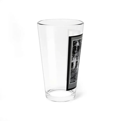 U.S. Army Band Standing On Steps (U.S. Civil War) Pint Glass 16oz - Go Mug Yourself