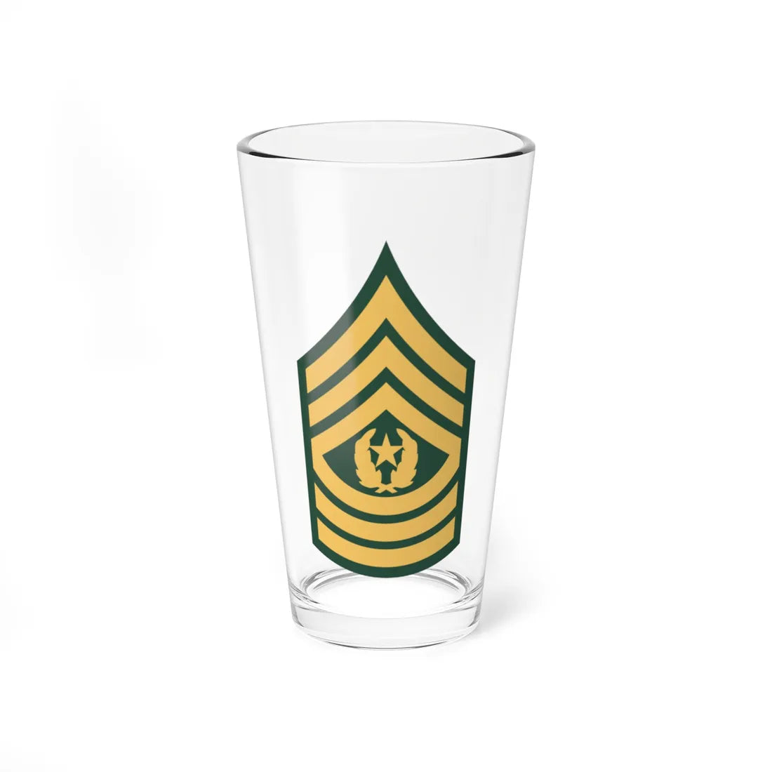 US Army E 9 SMA 1966-1979 (United States) (Military Rank) Pint Glass 16oz 16oz - Go Mug Yourself