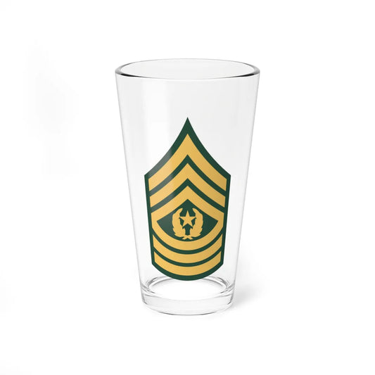 US Army E 9 SMA 1966-1979 (United States) (Military Rank) Pint Glass 16oz 16oz - Go Mug Yourself