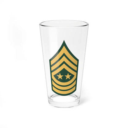 US Army E 9 SMA old (United States) (Military Rank) Pint Glass 16oz 16oz - Go Mug Yourself