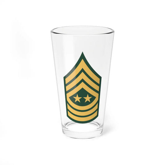 US Army E 9 SMA old (United States) (Military Rank) Pint Glass 16oz 16oz - Go Mug Yourself