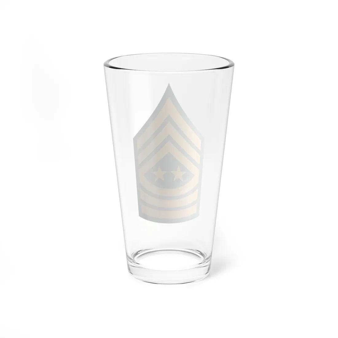 US Army E 9 SMA old (United States) (Military Rank) Pint Glass 16oz - Go Mug Yourself