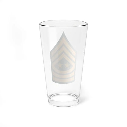 US Army E 9 SMA old (United States) (Military Rank) Pint Glass 16oz - Go Mug Yourself