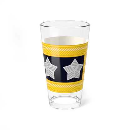 US Army General insignia 1866 (United States) (Military Rank) Pint Glass 16oz - Go Mug Yourself