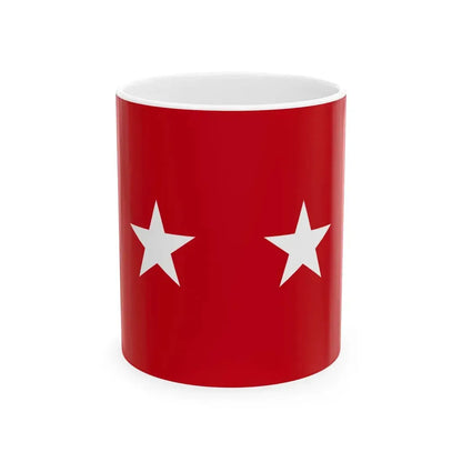 US Army Major General Flag Medical (United States) White Coffee Mug 11oz - Go Mug Yourself