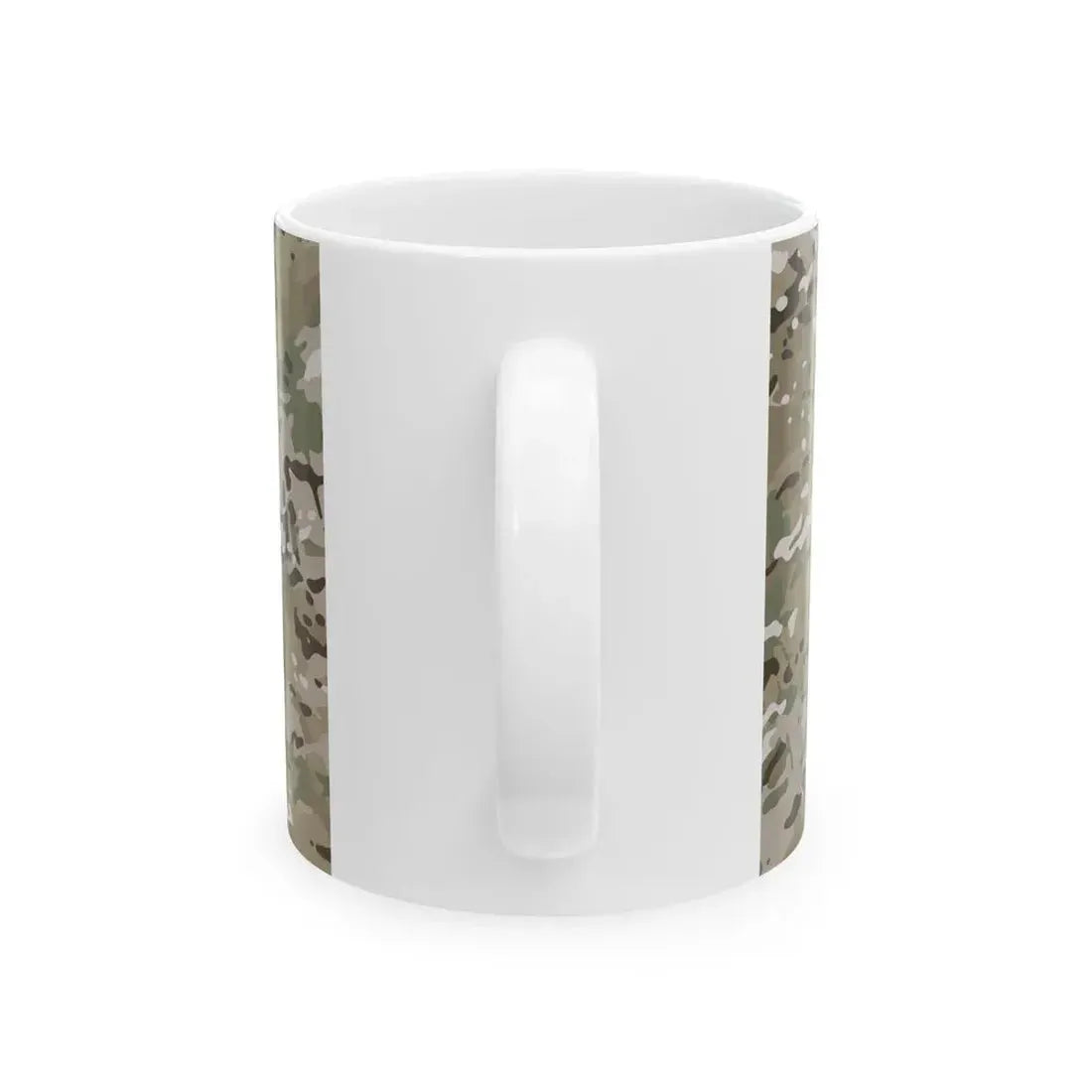 U.S. Army MultiCam flag (United States) White Coffee Mug - Go Mug Yourself