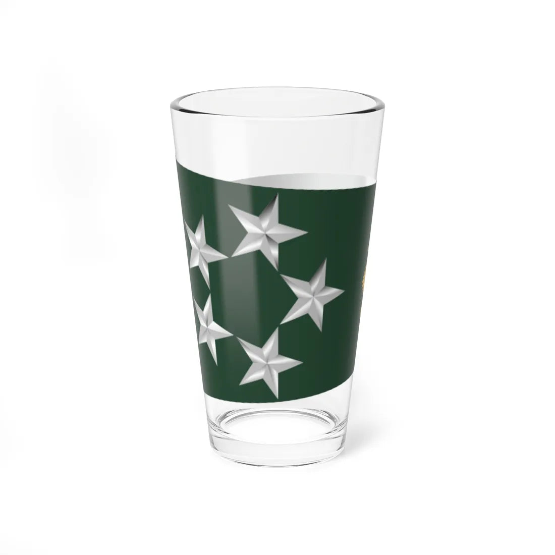 U.S. Army O 11 shoulderboard rotated 1959-2015 (United States) (Military Rank) Pint Glass 16oz - Go Mug Yourself