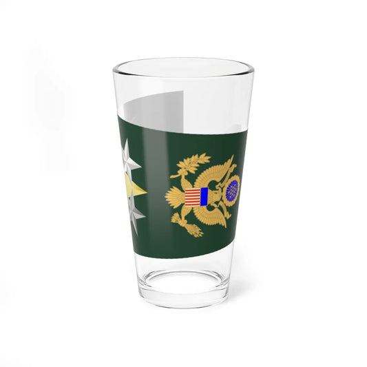 US Army O12 shoulderboard rotated (United States) (Military Rank) Pint Glass 16oz 16oz - Go Mug Yourself