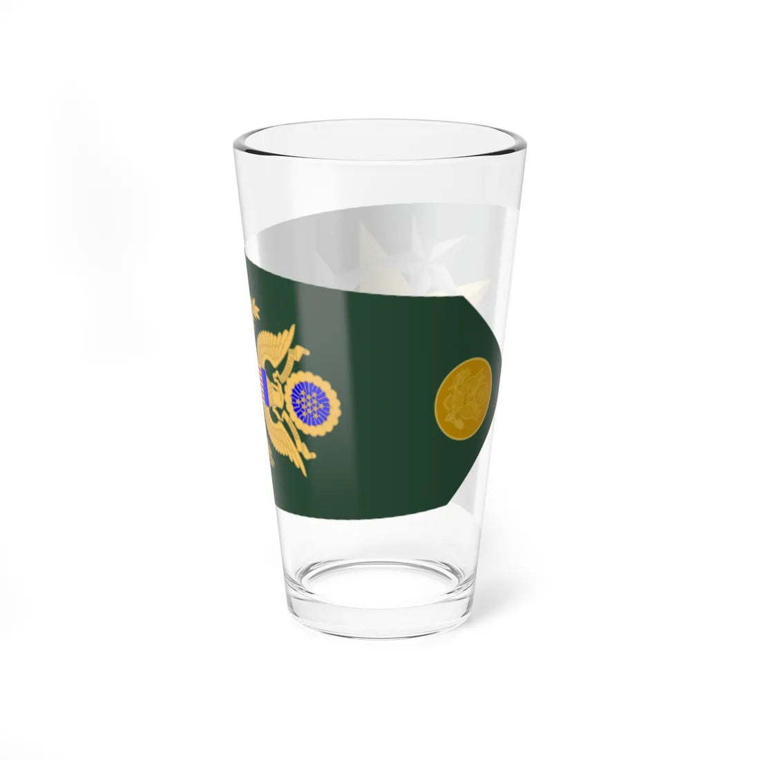 US Army O12 shoulderboard rotated (United States) (Military Rank) Pint Glass 16oz - Go Mug Yourself