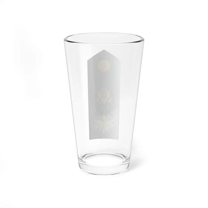 US Army O12 shoulderboard (United States) (Military Rank) Pint Glass 16oz - Go Mug Yourself