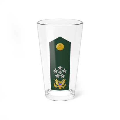 US Army O12 shoulderboard V2 (United States) (Military Rank) Pint Glass 16oz 16oz - Go Mug Yourself