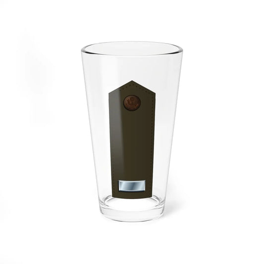 US Army O2 Army greens (United States) (Military Rank) Pint Glass 16oz 16oz - Go Mug Yourself