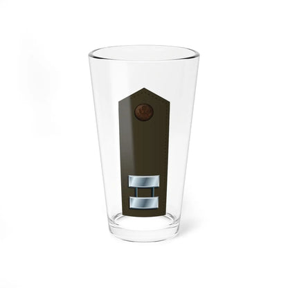 US Army O3 Army greens (United States) (Military Rank) Pint Glass 16oz 16oz - Go Mug Yourself