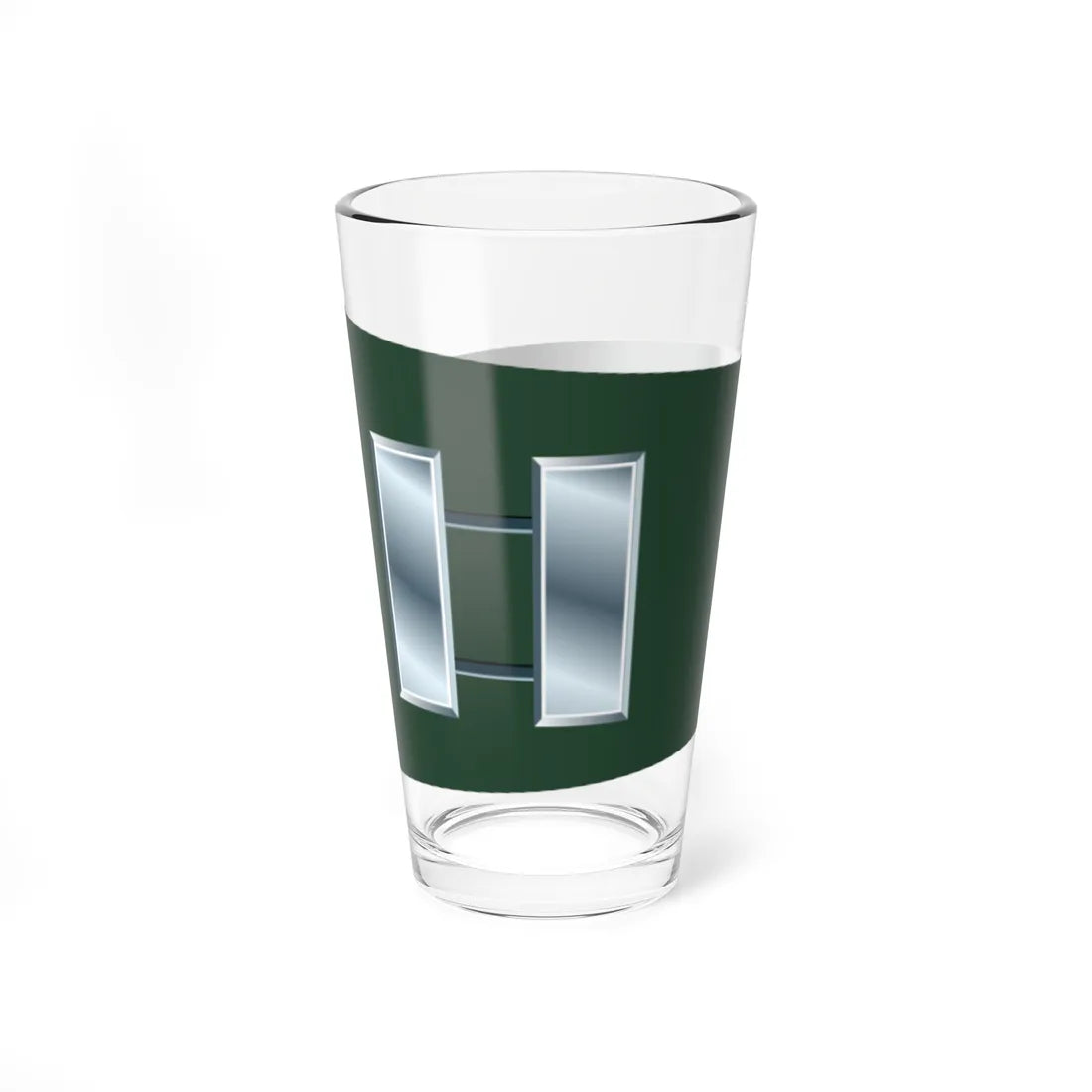 US Army O3 shoulderboard rotated (United States) (Military Rank) Pint Glass 16oz - Go Mug Yourself