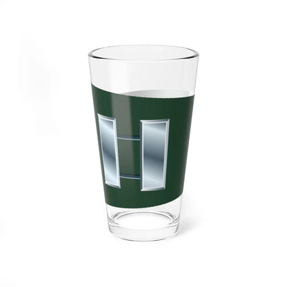 US Army O3 shoulderboard rotated (United States) (Military Rank) Pint Glass 16oz - Go Mug Yourself