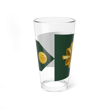 US Army O4 shoulderboard rotated (United States) (Military Rank) Pint Glass 16oz - Go Mug Yourself