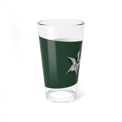 US Army O7 shoulderboard rotated (United States) (Military Rank) Pint Glass 16oz - Go Mug Yourself