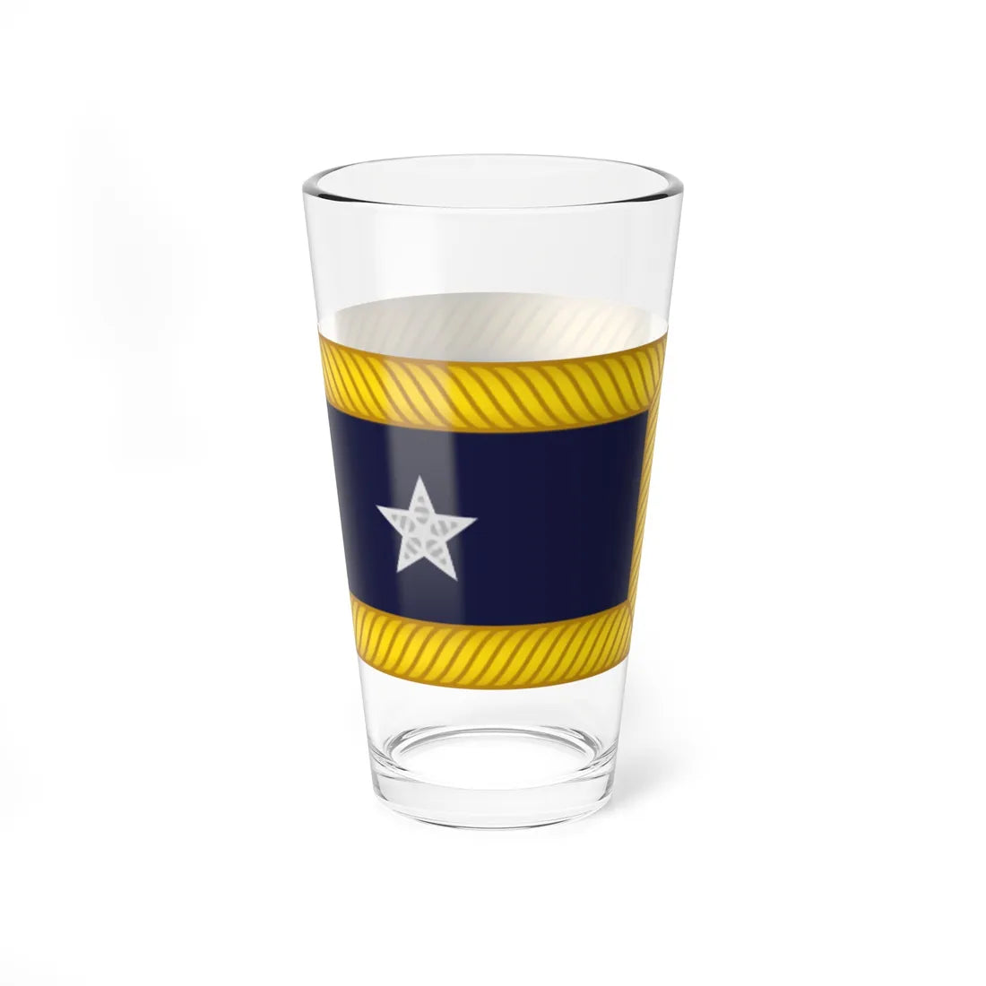 US Army O8 1861 (United States) (Military Rank) Pint Glass 16oz - Go Mug Yourself