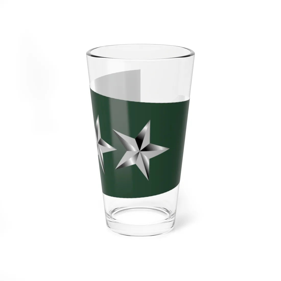 US Army O8 shoulderboard rotated (United States) (Military Rank) Pint Glass 16oz 16oz - Go Mug Yourself