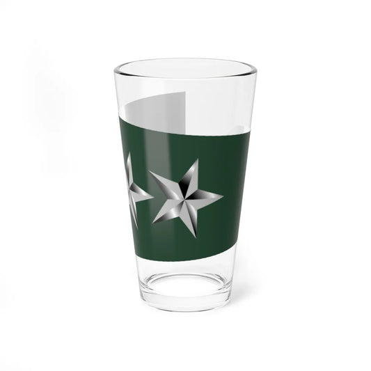 US Army O8 shoulderboard rotated (United States) (Military Rank) Pint Glass 16oz 16oz - Go Mug Yourself