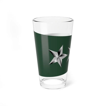 US Army O8 shoulderboard rotated (United States) (Military Rank) Pint Glass 16oz - Go Mug Yourself
