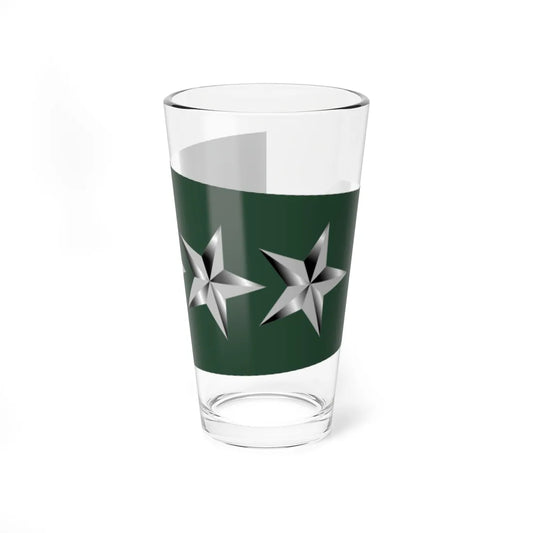 US Army O9 shoulderboard rotated (United States) (Military Rank) Pint Glass 16oz 16oz - Go Mug Yourself