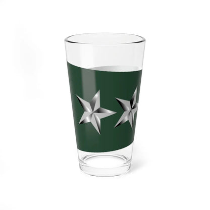 US Army O9 shoulderboard rotated (United States) (Military Rank) Pint Glass 16oz - Go Mug Yourself