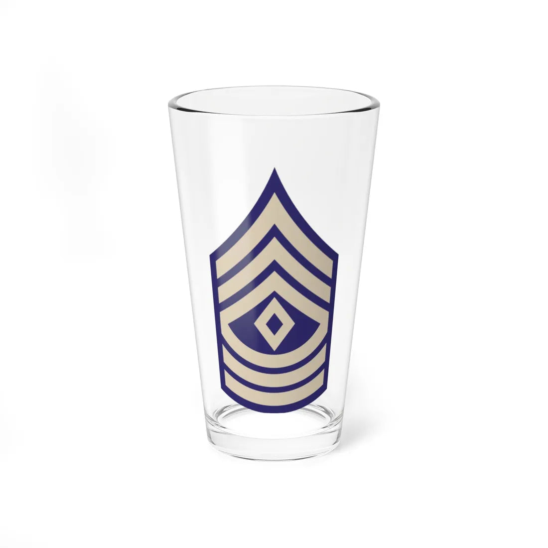 US Army WWII 1SGT (United States) (Military Rank) Pint Glass 16oz 16oz - Go Mug Yourself