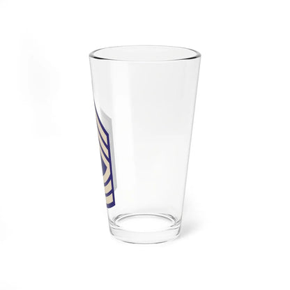 US Army WWII MSGT (United States) (Military Rank) Pint Glass 16oz - Go Mug Yourself
