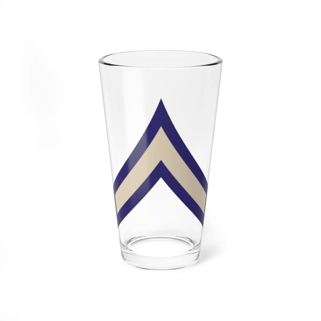 US Army WWII PFC (United States) (Military Rank) Pint Glass 16oz 16oz - Go Mug Yourself