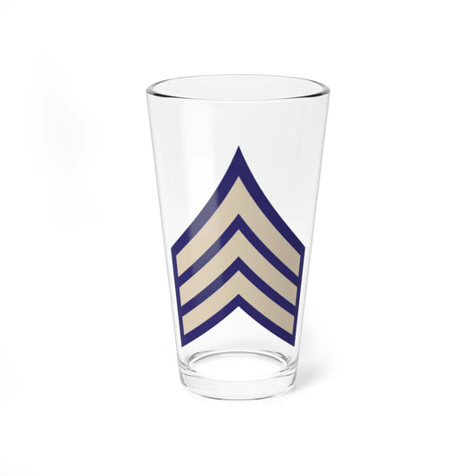 US Army WWII SGT (United States) (Military Rank) Pint Glass 16oz 16oz - Go Mug Yourself