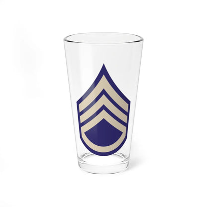 US Army WWII SSGT (United States) (Military Rank) Pint Glass 16oz 16oz - Go Mug Yourself