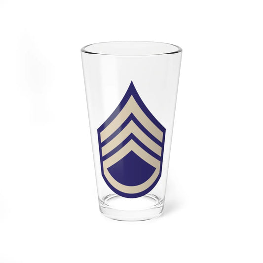 US Army WWII SSGT (United States) (Military Rank) Pint Glass 16oz 16oz - Go Mug Yourself
