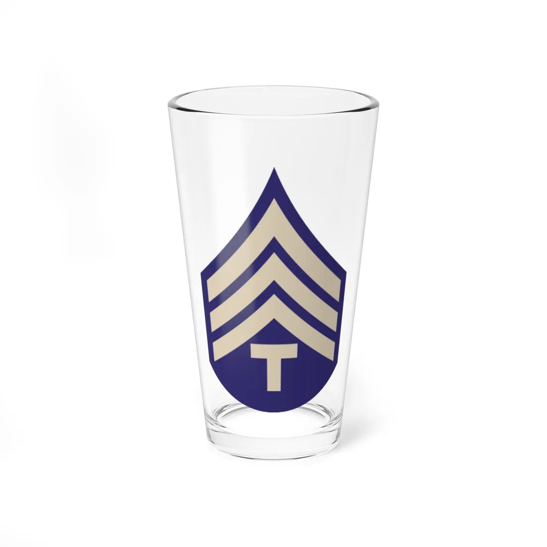 US Army WWII T4C (United States) (Military Rank) Pint Glass 16oz 16oz - Go Mug Yourself