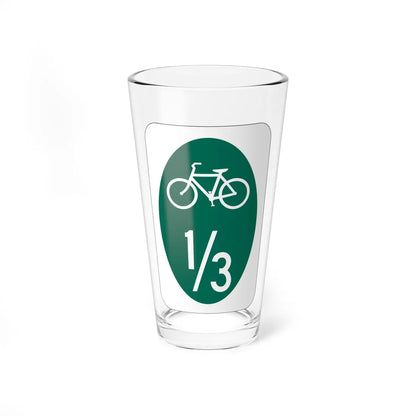 US Bike 13 M1-8 (Ohio) (Road Sign) Pint Glass 16oz - Go Mug Yourself