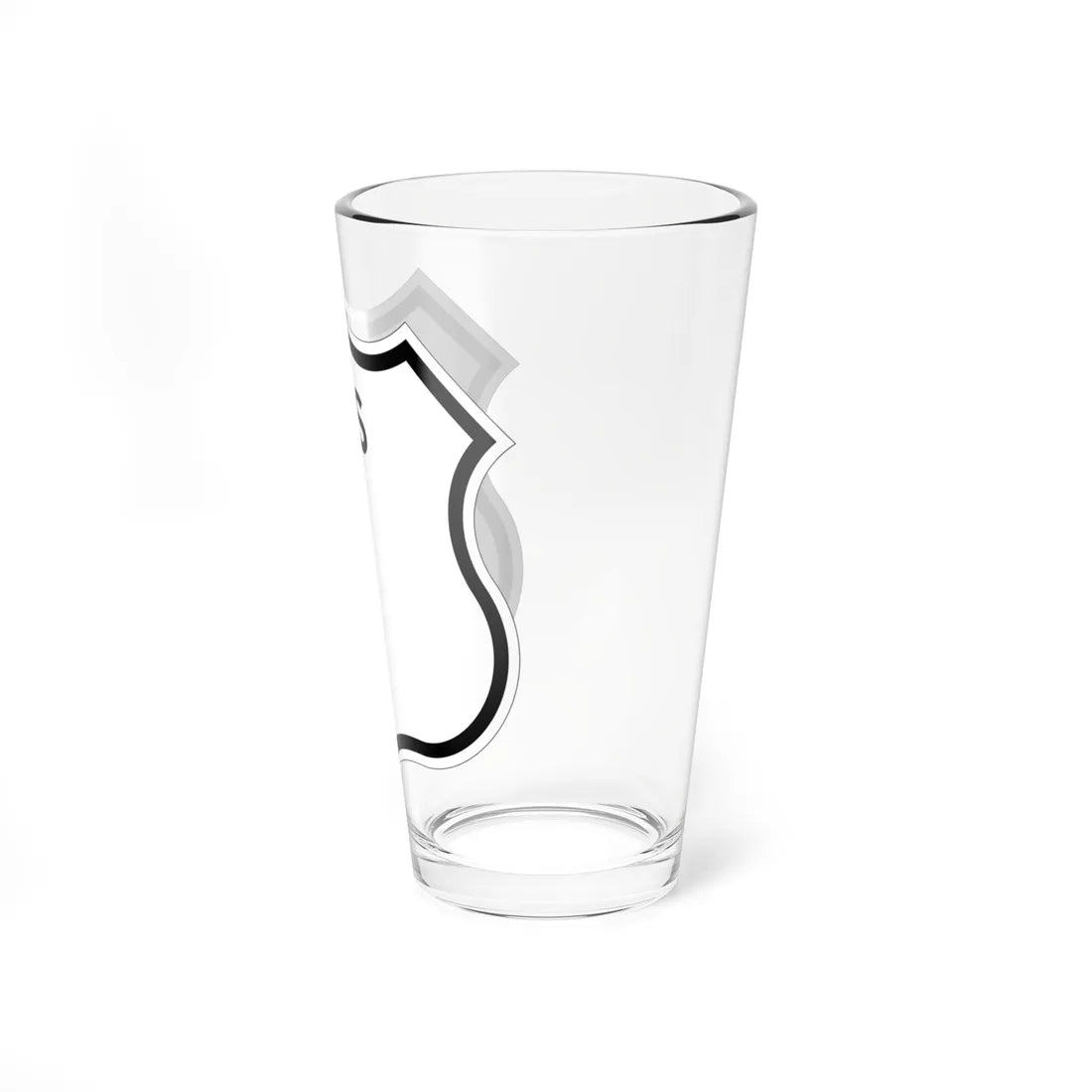 US blank 1961 cutout (California) (Road Sign) Pint Glass 16oz - Go Mug Yourself