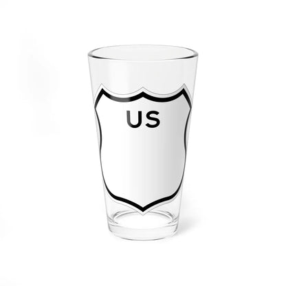 US blank 1961 cutout (California) (Road Sign) Pint Glass 16oz - Go Mug Yourself
