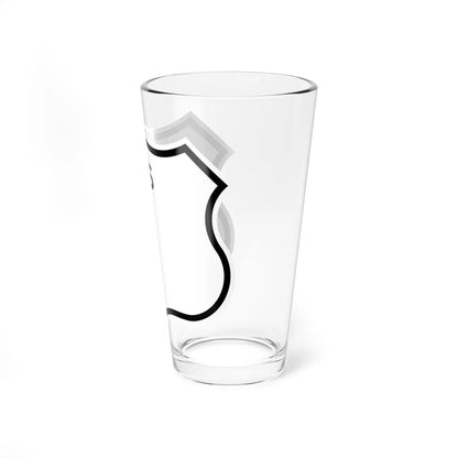 US blank wide 1961 cutout (California) (Road Sign) Pint Glass 16oz - Go Mug Yourself