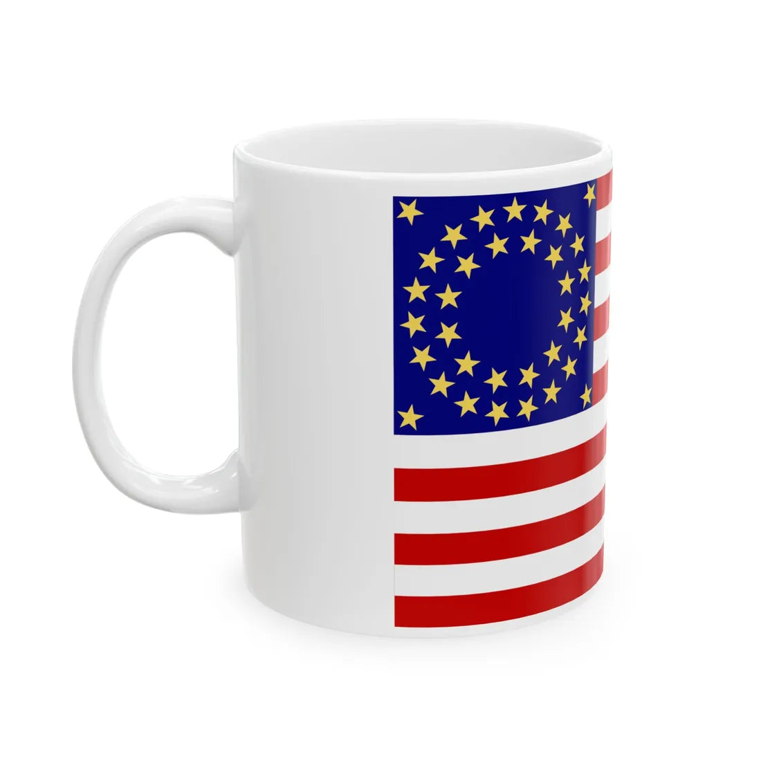 US Cav 35 (United States) White Coffee Mug - Go Mug Yourself