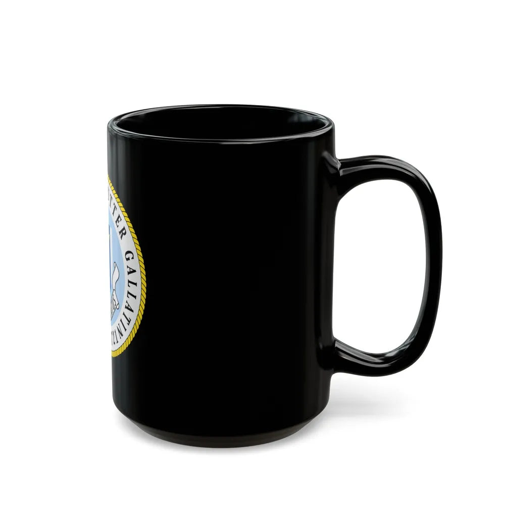 US Coast Guard Cutter Gallatin WHEC 721 (U.S. Coast Guard) Black Coffee Mug-Go Mug Yourself