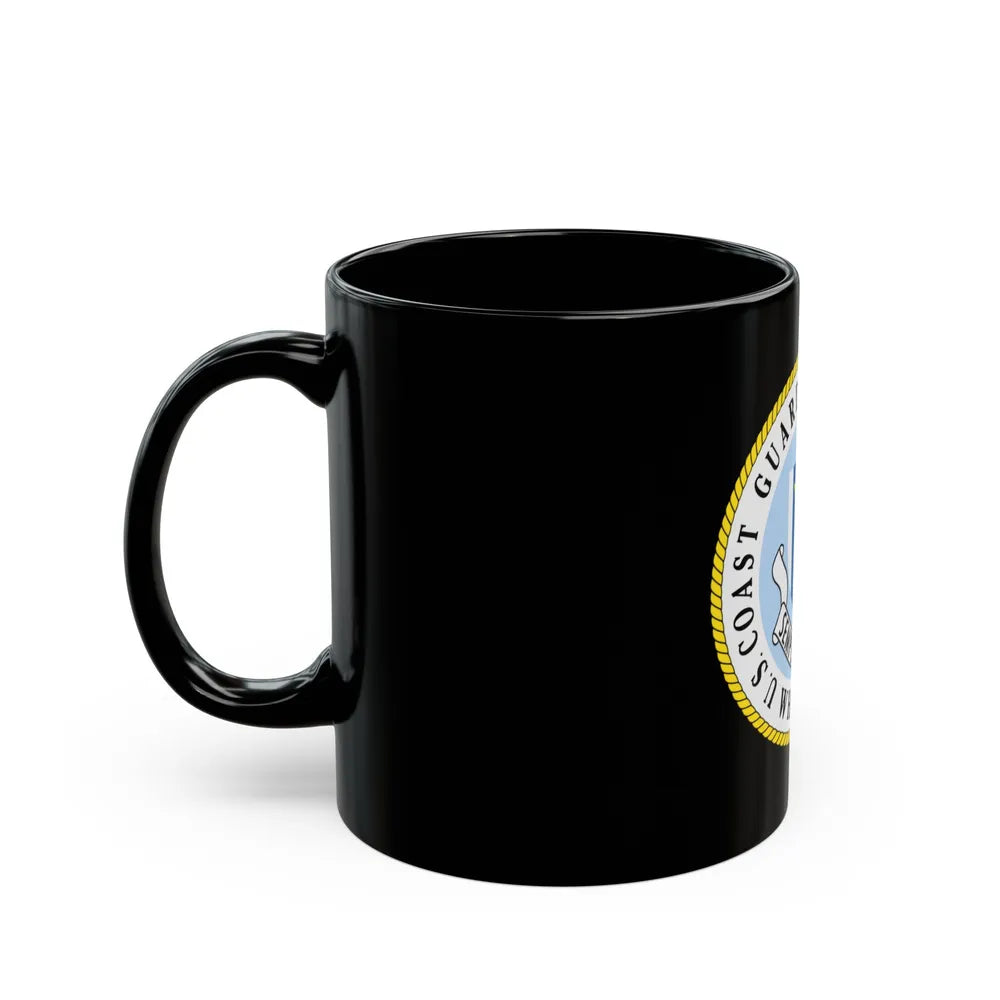 US Coast Guard Cutter Gallatin WHEC 721 (U.S. Coast Guard) Black Coffee Mug-Go Mug Yourself