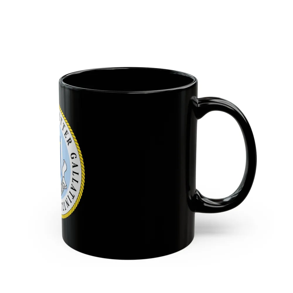 US Coast Guard Cutter Gallatin WHEC 721 (U.S. Coast Guard) Black Coffee Mug-Go Mug Yourself